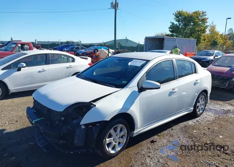 2012 Nissan Sentra 2.0 Sr из США, поврежденный, VIN 3N1AB6AP7CL695794